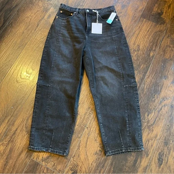 pistola Black Cropped Straight Crop Jeans - Picture 3 of 11